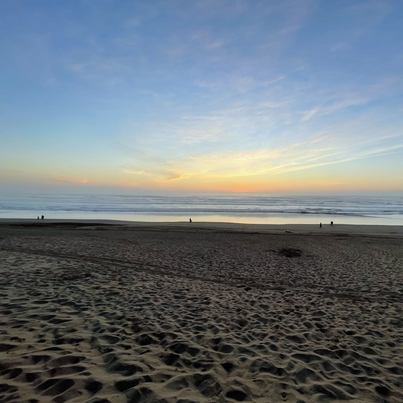 Sandstrand in Marokko